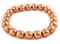 The Bead Chest Natural 20mm Wooden Beads in Copper for Jewelry Making – Round Loose Wood Spacer Beads I Approximately 20 Beads